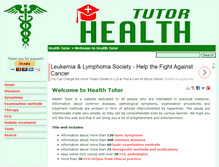 Tablet Screenshot of health-tutor.com